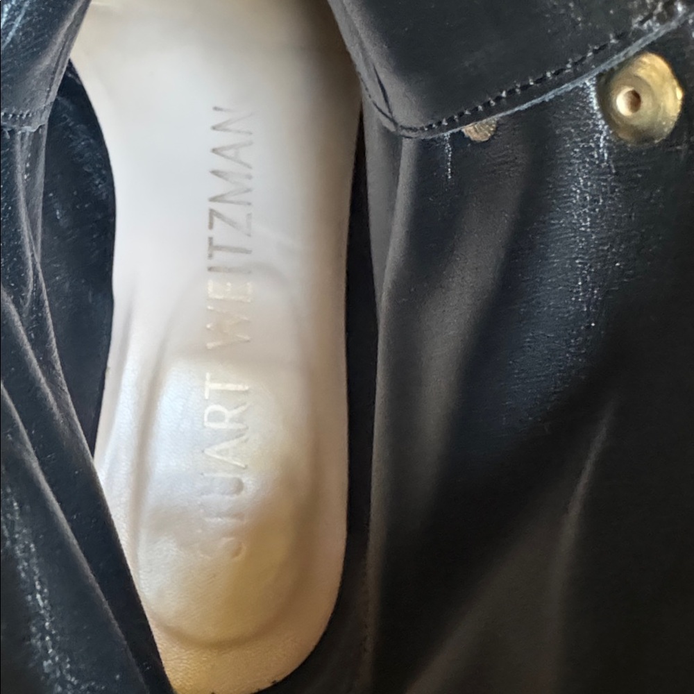 Stuart Weitzman Kolbie Chain Bootie Black Women’s Size 4.5 - Picture 12 of 17
